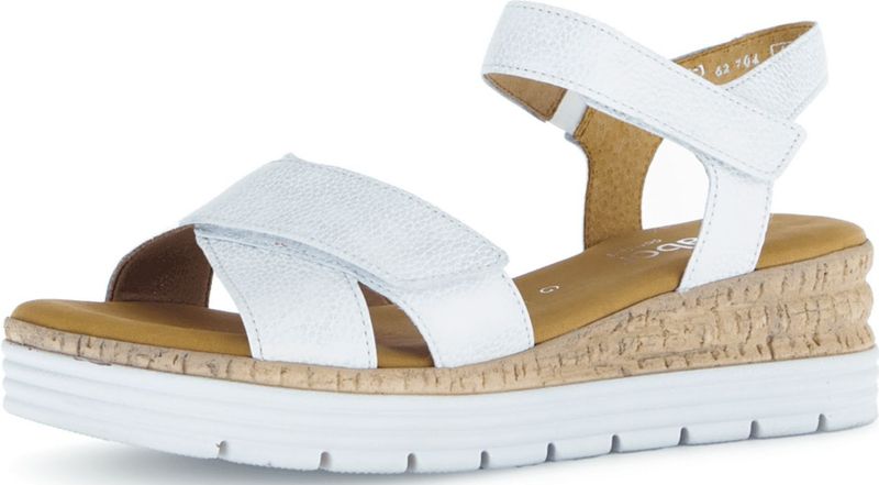 Gabor - Comfort 62.704.61 - Sleehak Sandaal - Wit - G-Wijdte