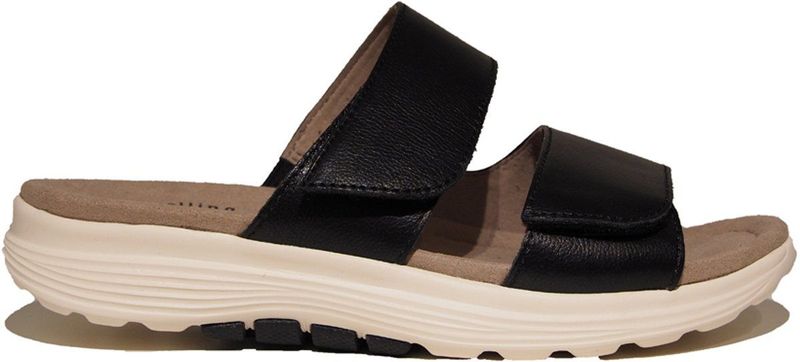 Gabor - Rollingsoft Slippers - Zwart - Leer