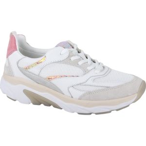 Gabor - Rollingsoft Sneakers - Weiss/Pink - Kunststof