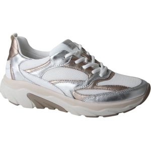 Gabor - Rollingsoft Sneakers - Grijs - Vetersluiting - Uitneembaar Voetbed