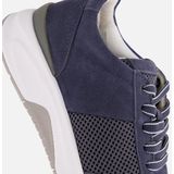 Gabor - Veterschoenen - Blauw - Textiel - Rolling Soft