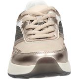 Gabor - Rollingsoft Sneakers - Beige gecombineerd - Veterschoen met Sleehak