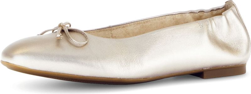 Gabor - 62.611.82 - Dames Ballerina - Zilver - Leer