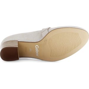 Gabor - Elegante Dames Pump - Bianco - Leer - Klittenbandsluiting