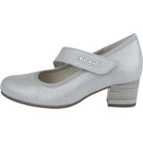 Gabor - 66.149.11 - Pump - Bianco - Leer Gevoerd, Klittenbandsluiting, Hakhoogte 4cm, Wijdtemaat H