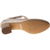 Gabor - 66.149.11 - Pump - Bianco - Leer Gevoerd, Klittenbandsluiting, Hakhoogte 4cm, Wijdtemaat H
