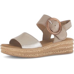 Gabor - Best Fitting - Sandaal - Zwart - Suède en Gladleer