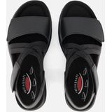Gabor - Rollingsoft - Sandalen - Zwart - Synthetisch