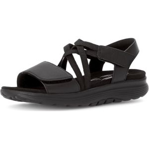 Gabor - Rollingsoft - Sandalen - Zwart - Synthetisch