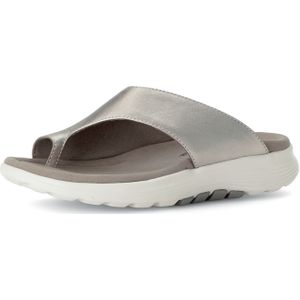 Gabor - Rolling Soft - Teenslipper - Goud - Glad Leer - Microfaser Voering
