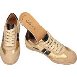 Gabor - Sneakers - Goud - Nubuck - Leder