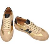 Gabor - Sneakers - Goud - Nubuck - Leder