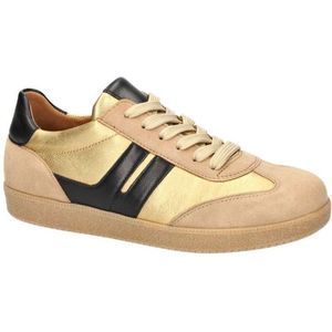 Gabor - Sneakers - Goud - Nubuck - Leder