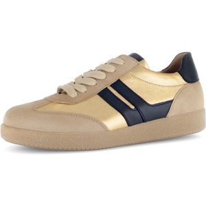 Gabor - Sneakers - Goud - Nubuck en Leder