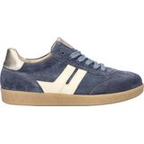 Gabor - Suede Dames Sneaker - Blauw - Leer - Gumsole