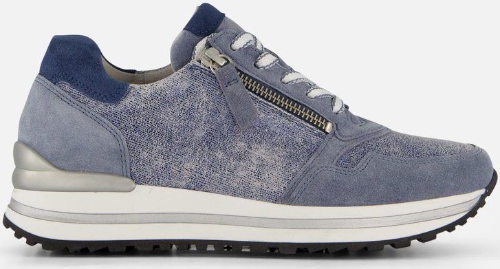 Gabor - 528 - Sneakers - Blauw - Dames