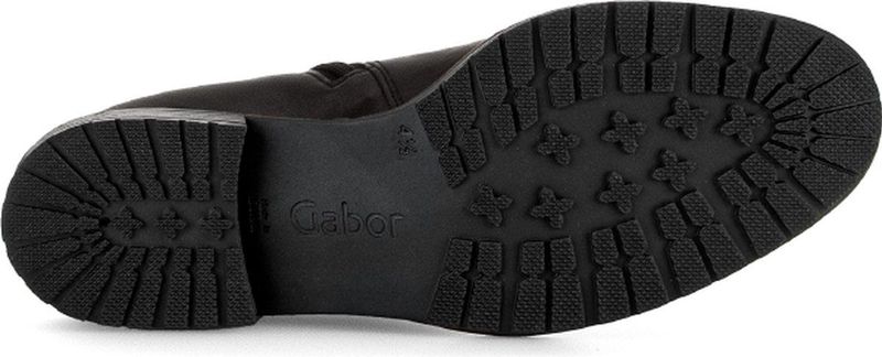 Gabor - 52.029 - Knielaarzen - Zwart - Leer - XL-wijdte