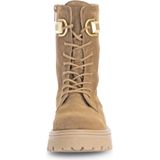 Merk - Veterlaarsjes - Zwart - Leer