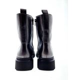 Gabor - Enkellaarsjes - Grijs - Leer - Vetersluiting