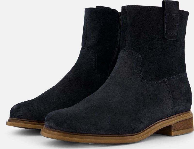 Gabor Enkellaarsjes blauw Suede - Dames
