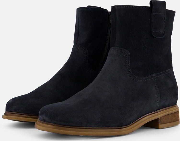 Gabor Enkellaarsjes blauw Suede - Dames