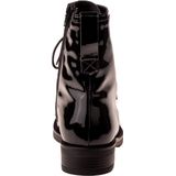Veterlaarsjes - Effen - Leer/Lak - Glanzend - Platte Hak
