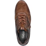 Gabor - Comfort Optifit - Sneakers - Bruin - Leer