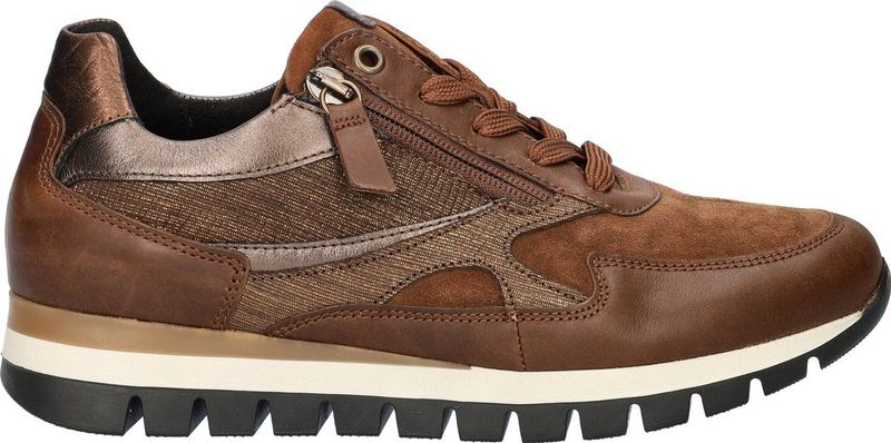 Gabor - Comfort Optifit - Sneakers - Bruin - Leer
