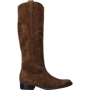 Gabor - Klassieke Laarzen - Whisky - Suède - Blokhak