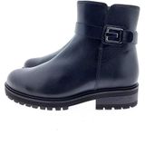 Gabor 762 Enkellaarsjes - Dames - Zwart - Leer - Rits