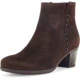 Gabor - Enkellaarsjes - Zwart - Suède - Velboa Gevoerd