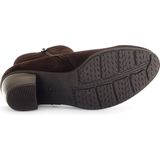 Gabor - Enkellaarsjes - Zwart - Suède - Velboa Gevoerd