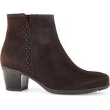 Gabor - Enkellaarsjes - Zwart - Suède - Velboa Gevoerd