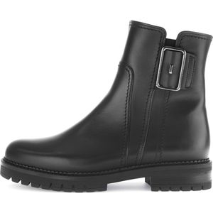 Gabor - 724.2 Enkellaarsjes - Zwart - Leer
