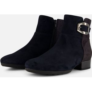 Gabor 714.1 Enkellaarsjes - Enkelboots met rits - Dames - Blauw - Maat 35