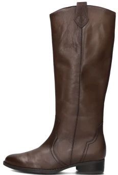 Gabor - Hoge Laarzen - Cognac - Leer - Gevoerd met Leer