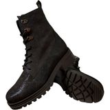 Gabor - Veterboot - Nubuck - Glitter Coating - Uitneembaar Voetbed
