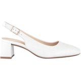 Gabor - 42.260.80 - Pumps - OffWhite - Printleer - Goudkleurige Gespsluiting