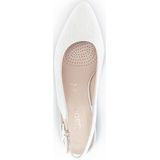 Gabor - 42.260.80 - Pumps - OffWhite - Printleer - Goudkleurige Gespsluiting