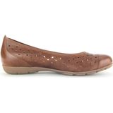 Gabor, Comfortabele Bruin Leren Loafer Bruin, Dames, Maat:42 EU