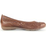 Gabor, Comfortabele Bruin Leren Loafer Bruin, Dames, Maat:42 EU