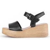 GABOR - Sandaal - Zwart - Met Plateau - Sleehak