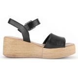 GABOR - Sandaal - Zwart - Met Plateau - Sleehak