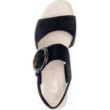Gabor 44.645.37 - dames sandaal - zwart - maat 42.5 (EU) 8.5 (UK)
