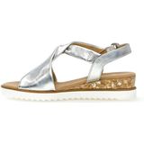 Gabor - Sandalen - Zilver - Gladleder - G-wijdte - Licht hellende Sleehak