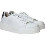 Gabor - Veterschoenen Laag - Wit - Leer
