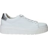 Gabor - Veterschoenen Laag - Wit - Leer