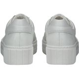 Sneakers - Effen - Leer - Vetering met 6 Gaten - Uitneembare Zool