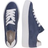 Gabor - Florence - Plateausneakers - Jeansblauw/wit - Veterschoen