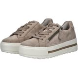 Sneakers - Effen - Suède - Uitneembare Zool - Snoersluiting